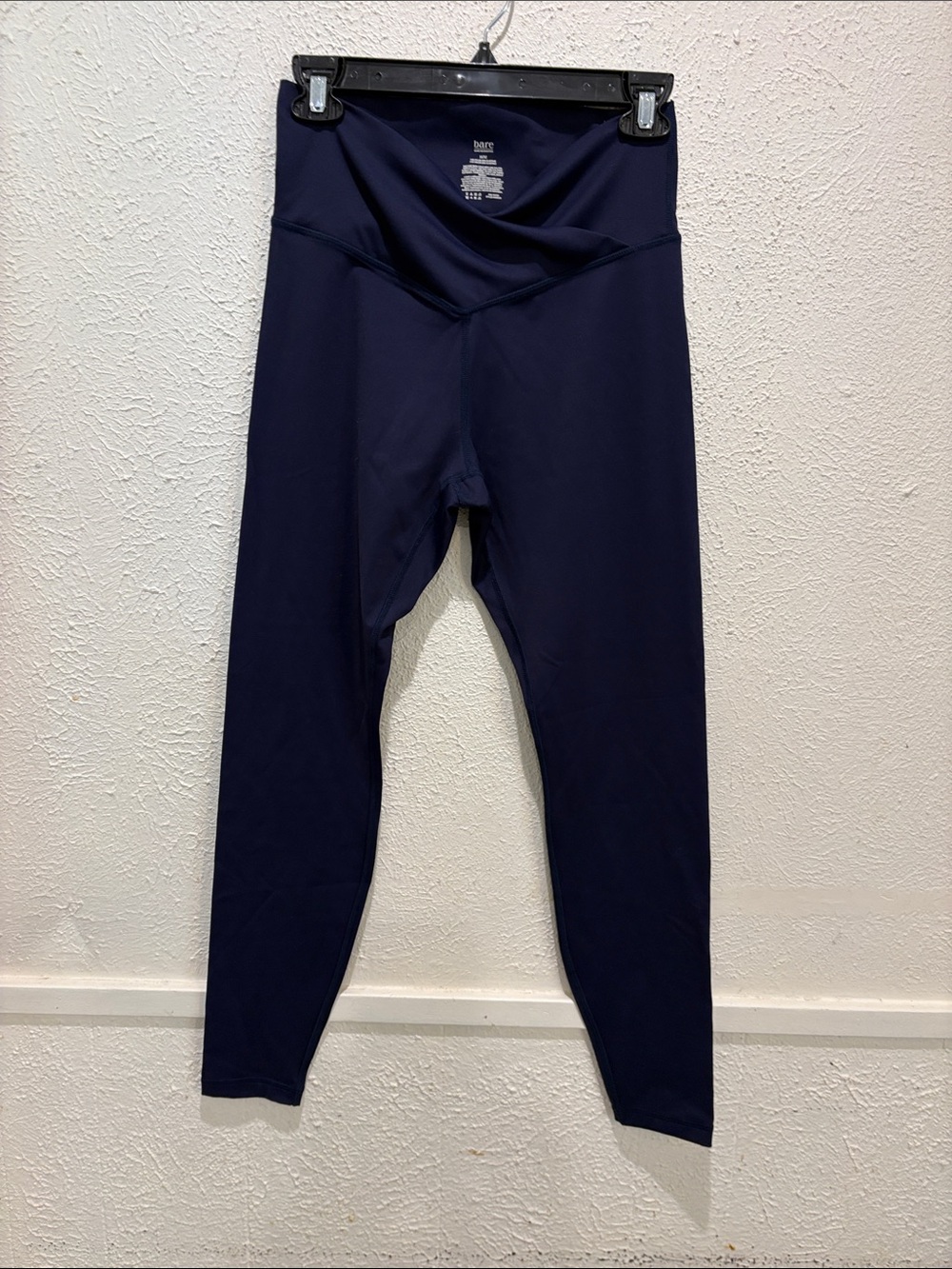 Kids High-Waist Navy Performance Leggings